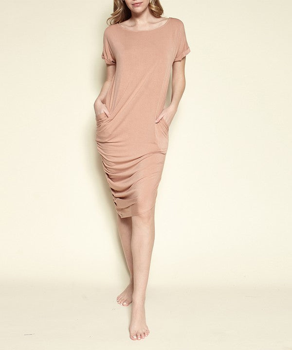Thala Bamboo Asymmetrical Midi Dress