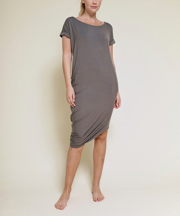 Thala Bamboo Asymmetrical Midi Dress