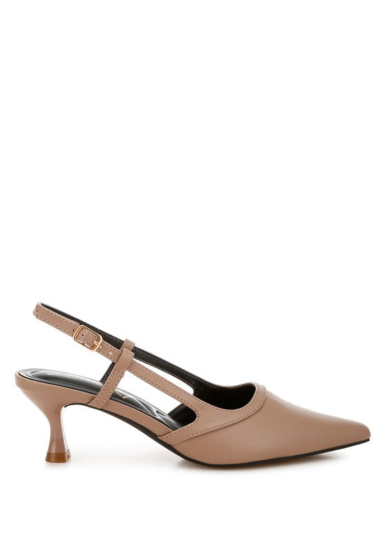 Axton Kitten Slingback Heels