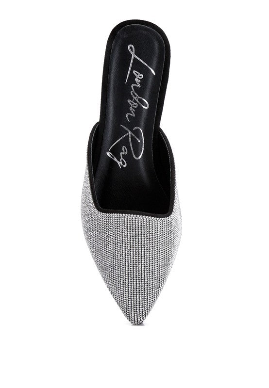 Rayen Rhinestone Mules