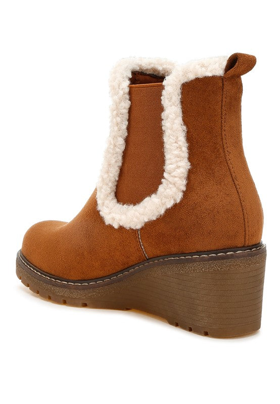Clydesdale Faux Fur Chelsea Boots