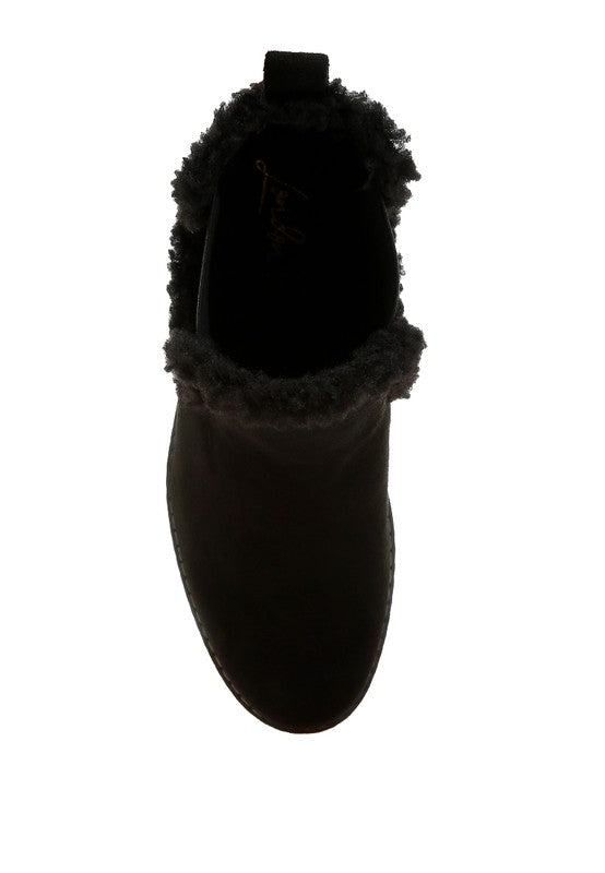 Clydesdale Faux Fur Chelsea Boots