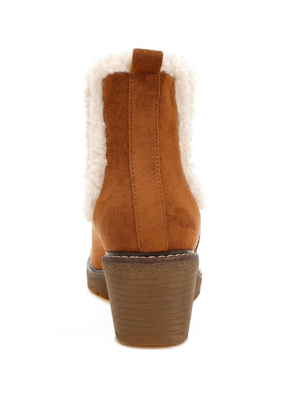 Clydesdale Faux Fur Chelsea Boots