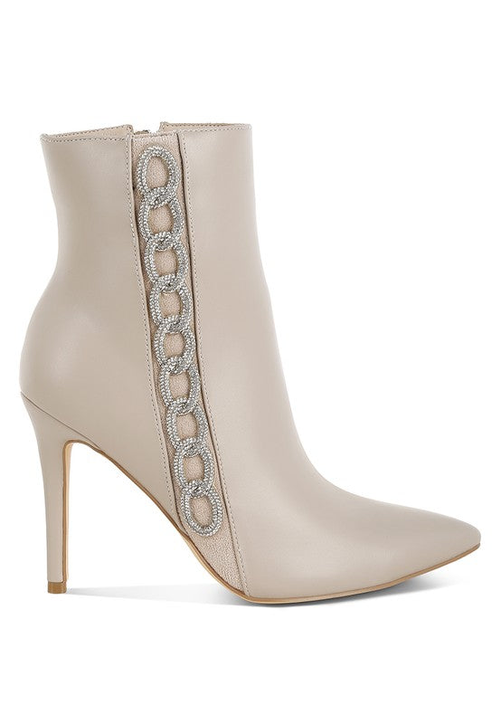 Kalina Rhinestone Chain Heels