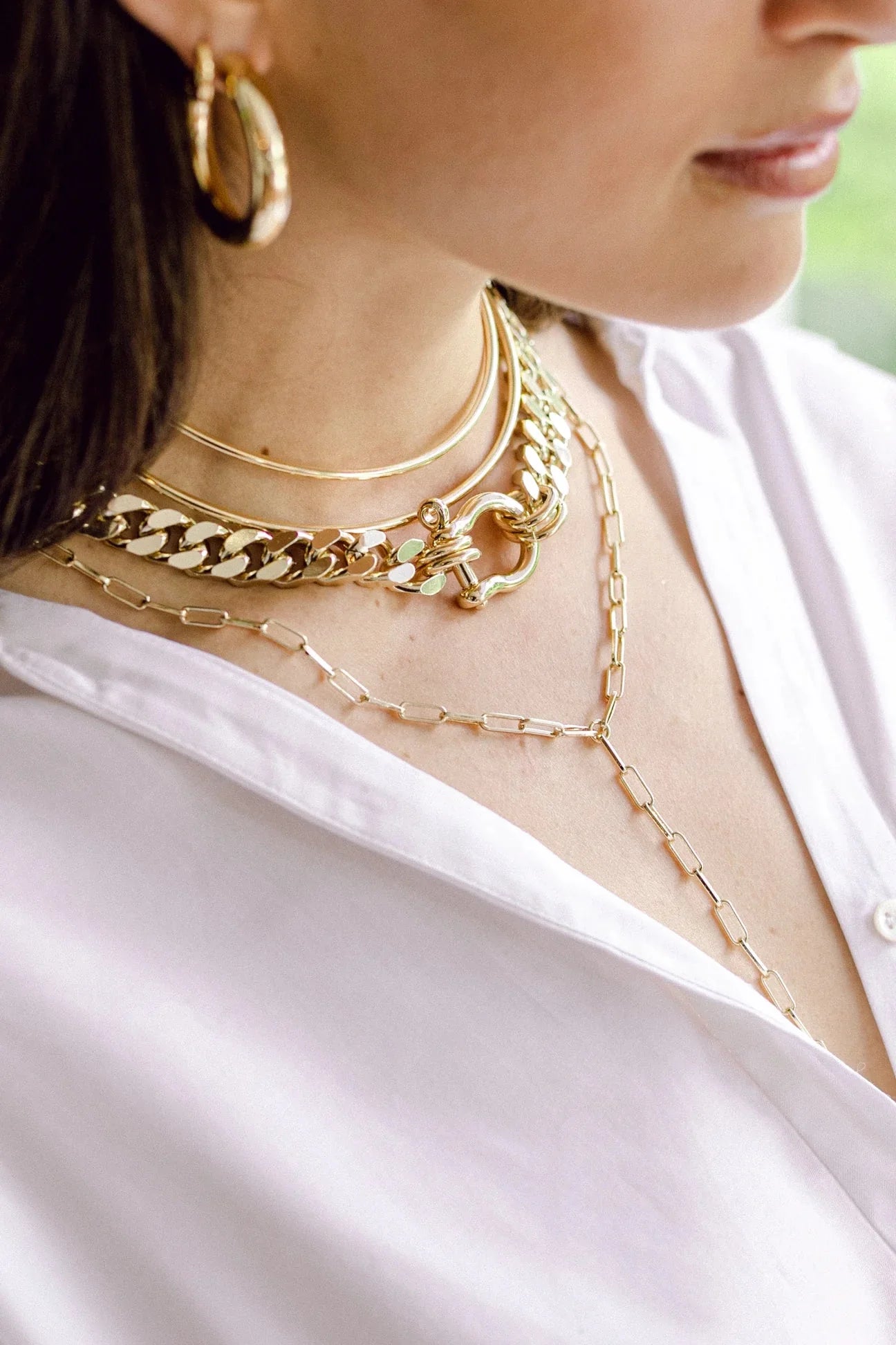 Shia Elongated Link Lariat