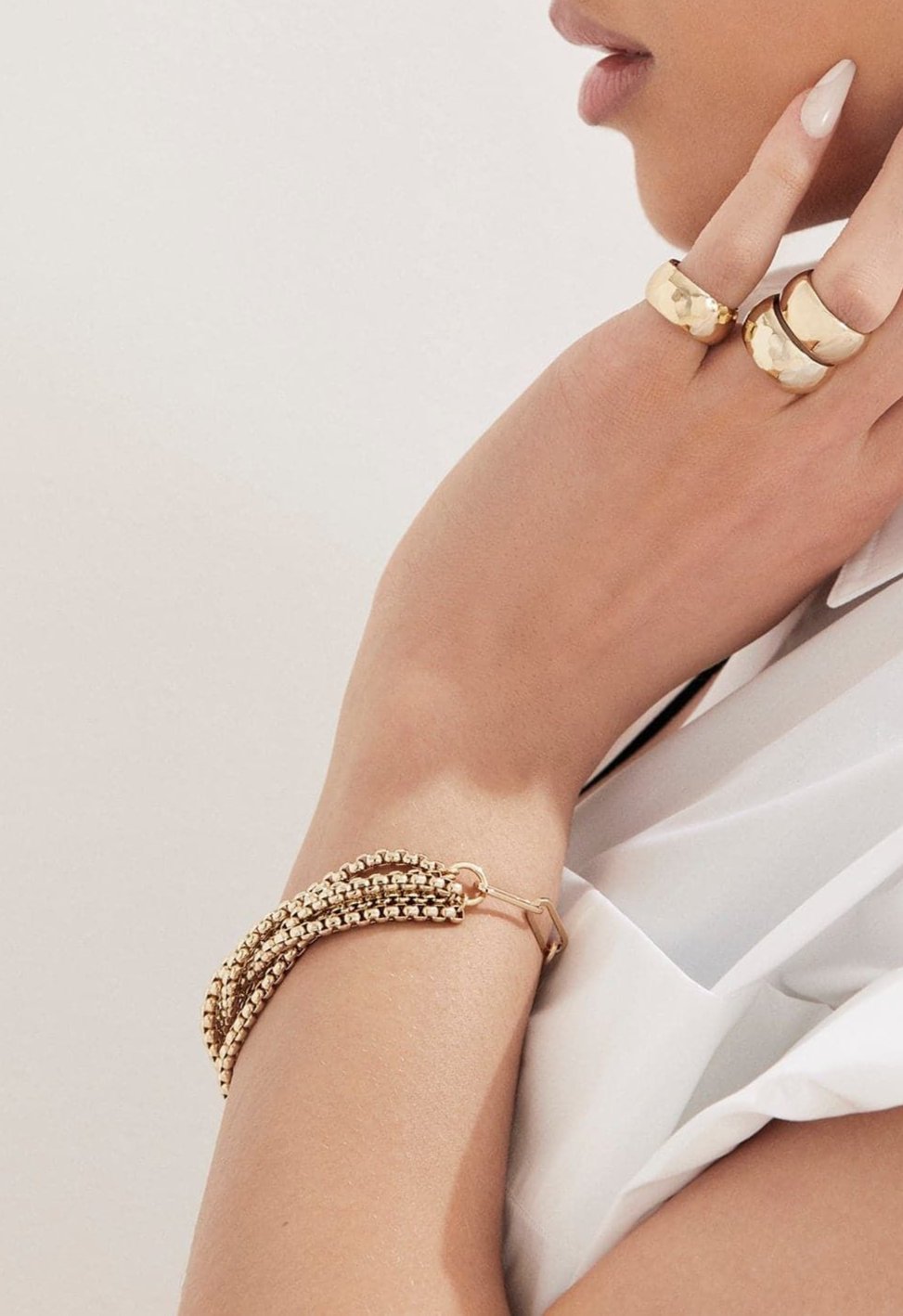 Luciana Box Chain Bracelet