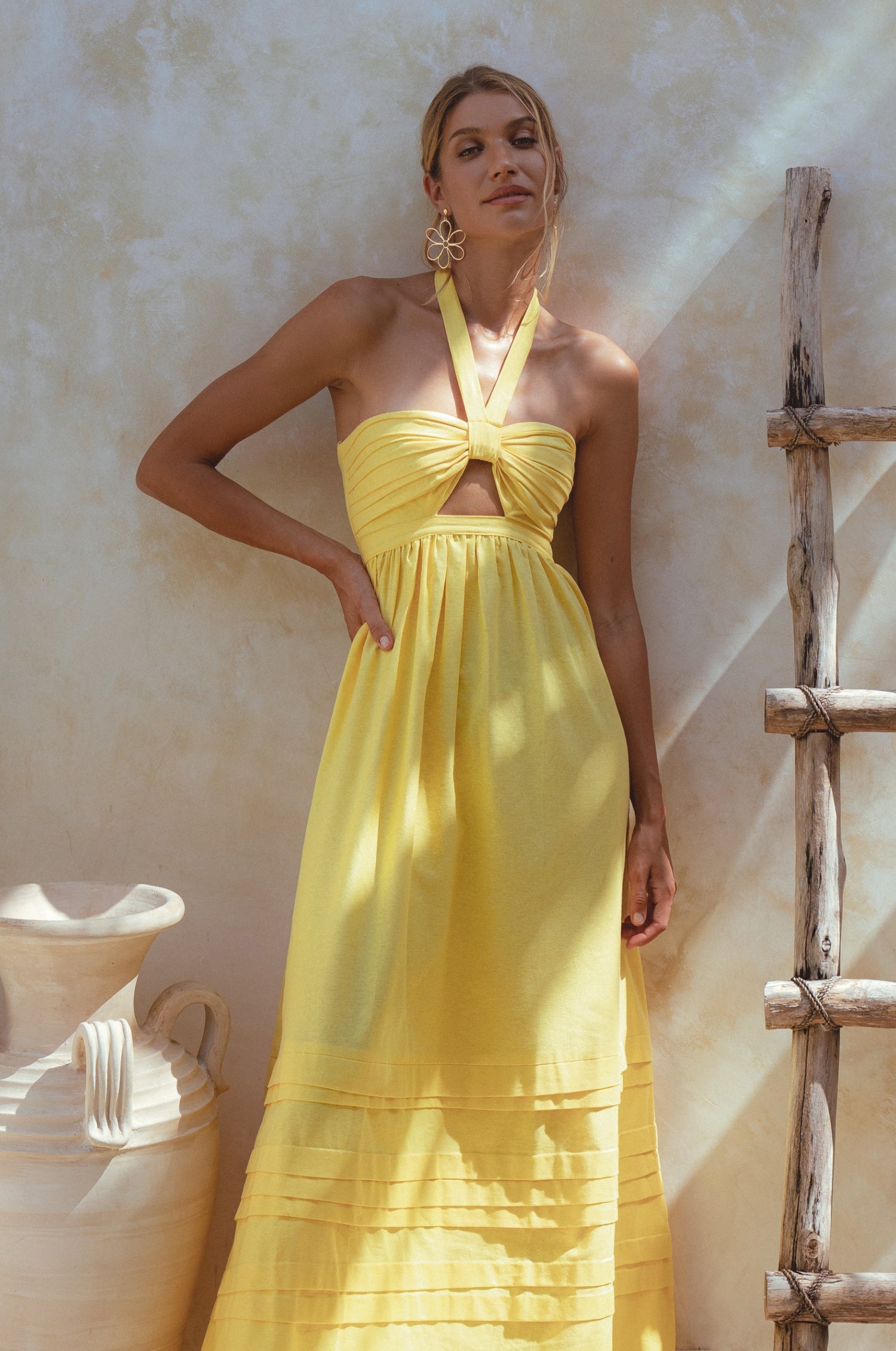 Penelope Halter Maxi Dress