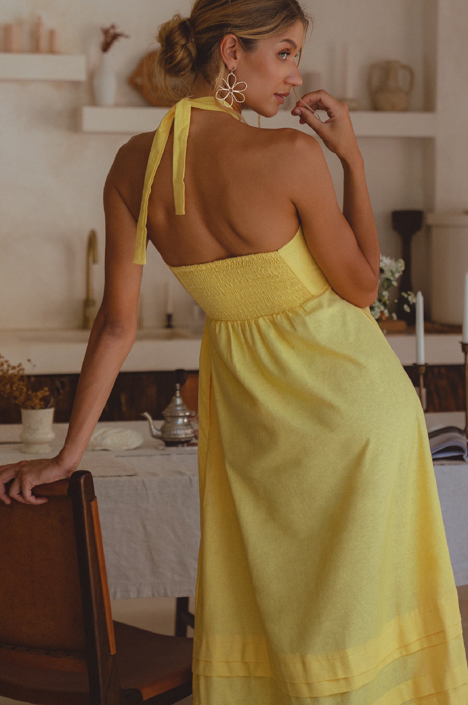 Penelope Halter Maxi Dress