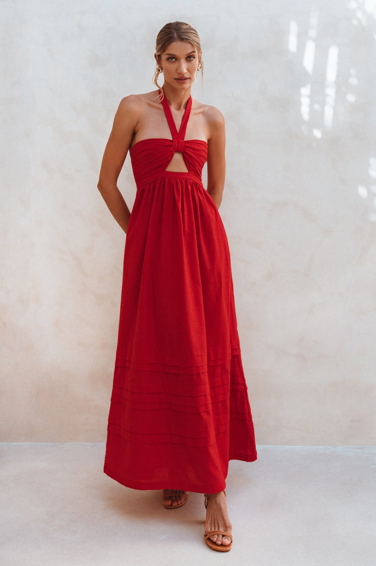 Penelope Halter Maxi Dress