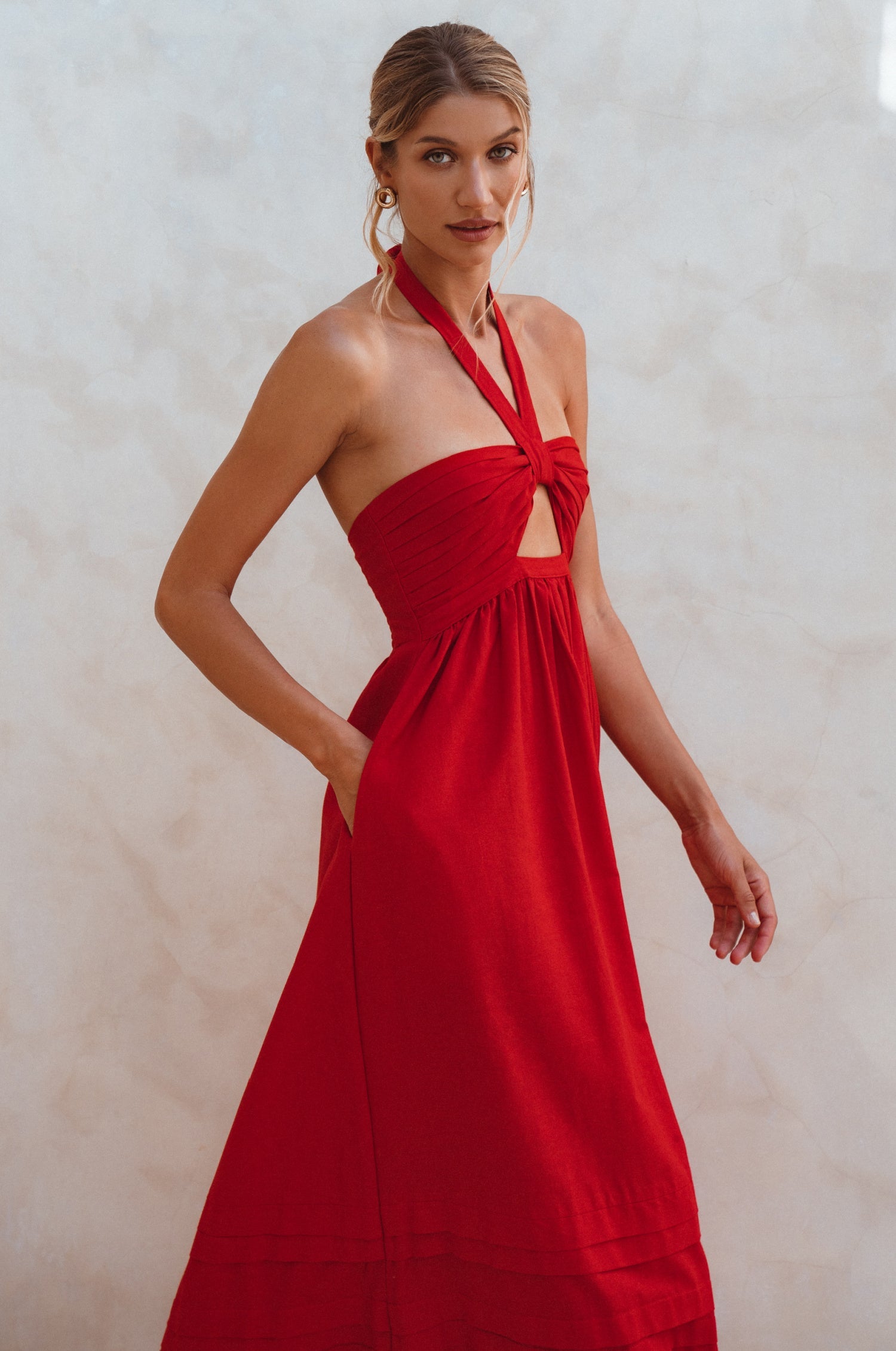 Penelope Halter Maxi Dress