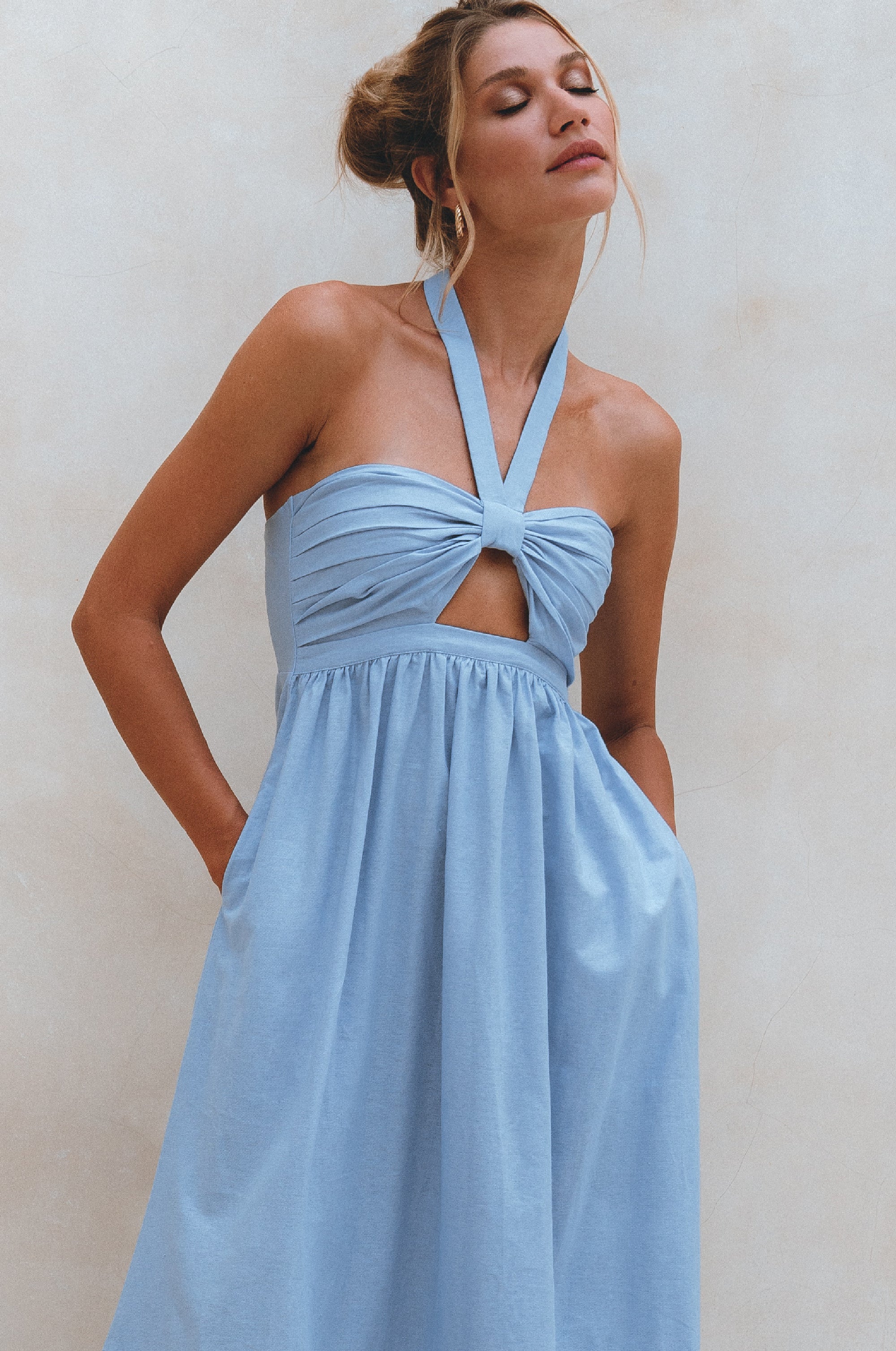 Penelope Halter Maxi Dress