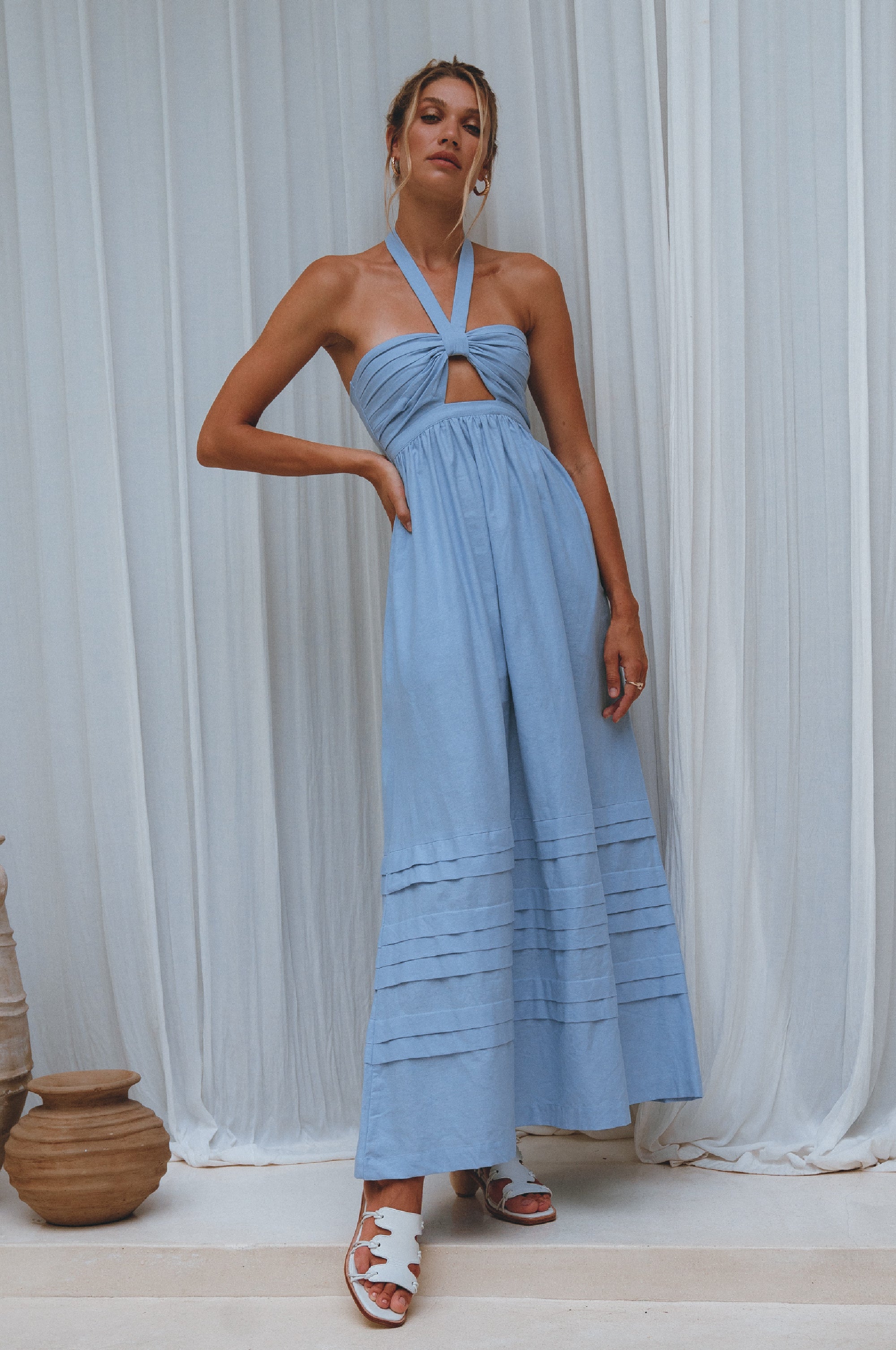 Penelope Halter Maxi Dress