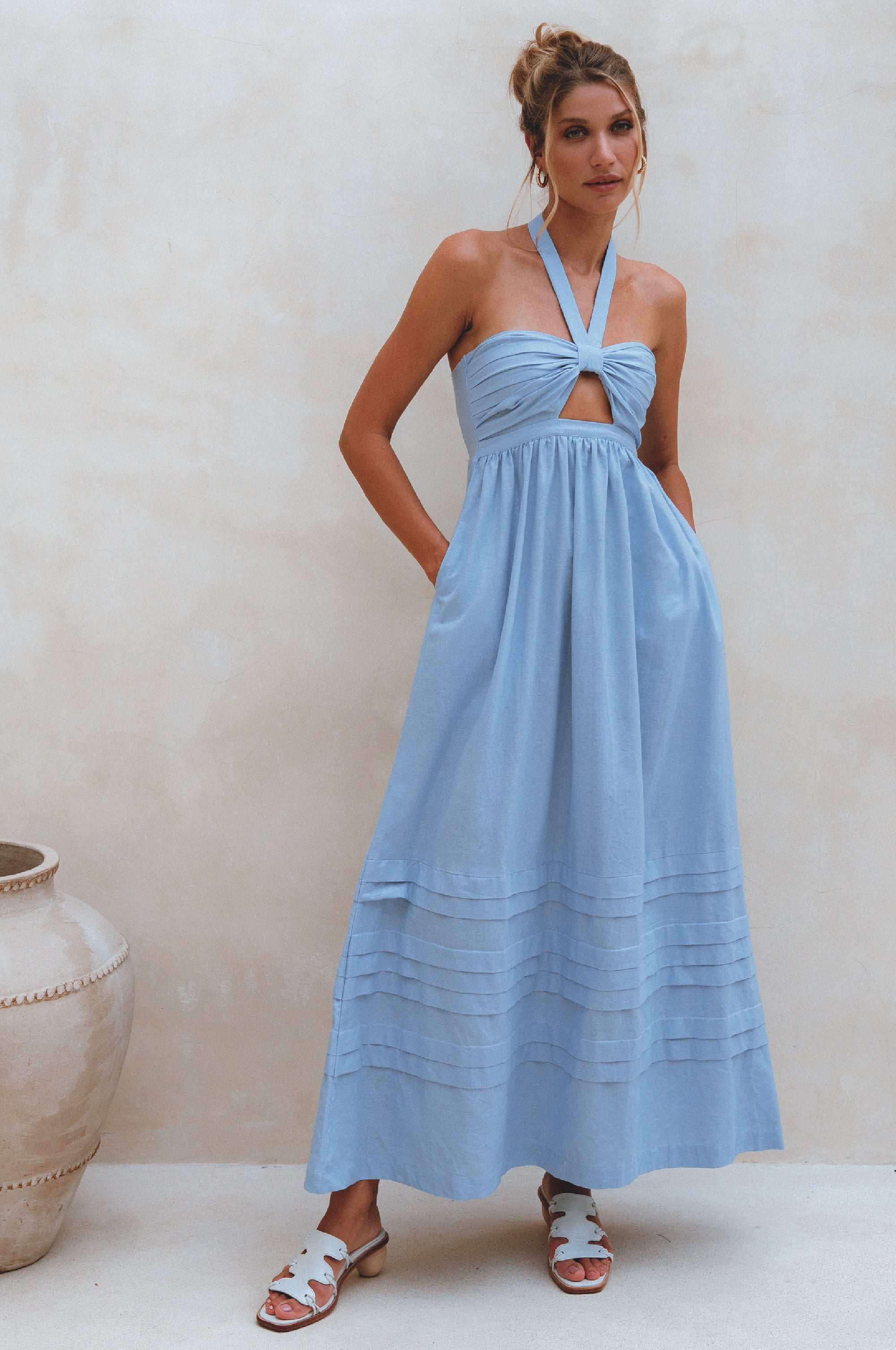 Penelope Halter Maxi Dress