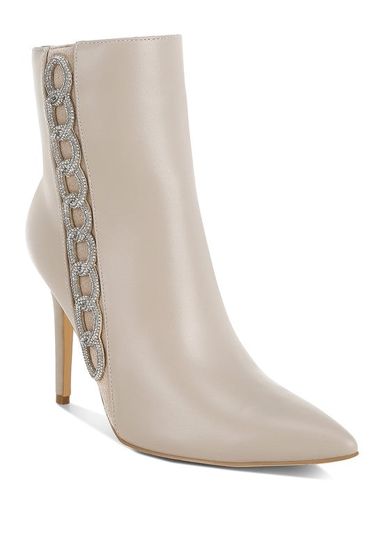 Kalina Rhinestone Chain Heels