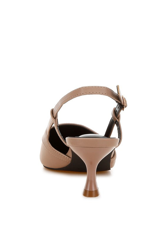 Axton Kitten Slingback Heels