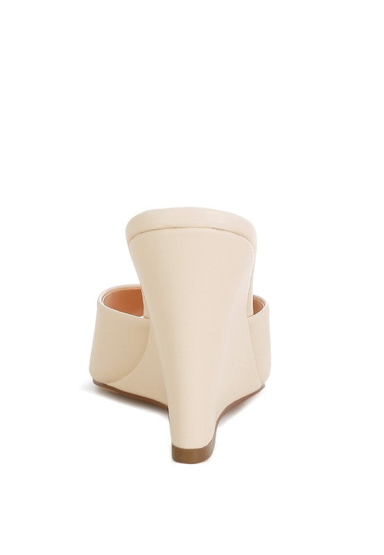 Shiloy Recycled Vegan Leather Wedges
