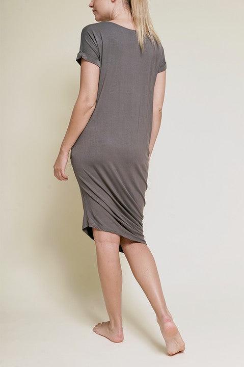 Thala Bamboo Asymmetrical Midi Dress
