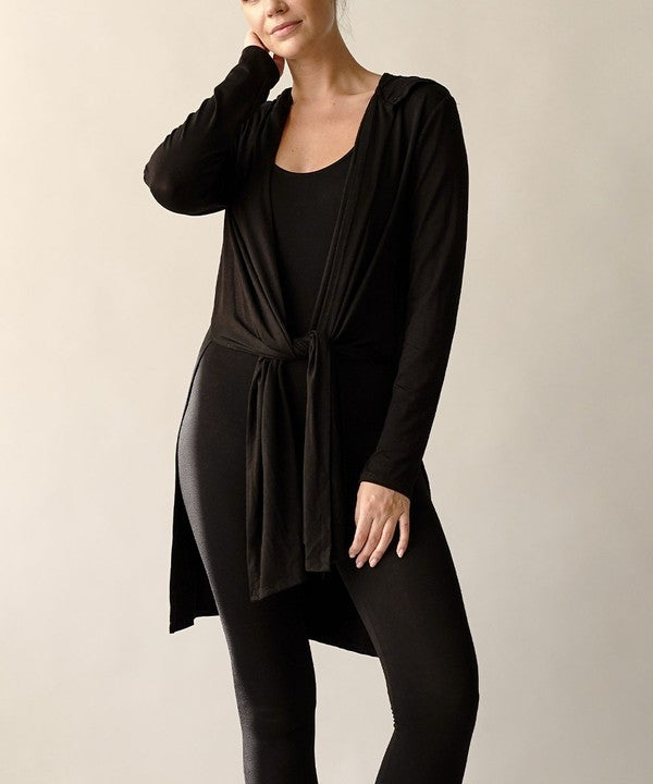 Reni Bamboo Hooded Cardigan