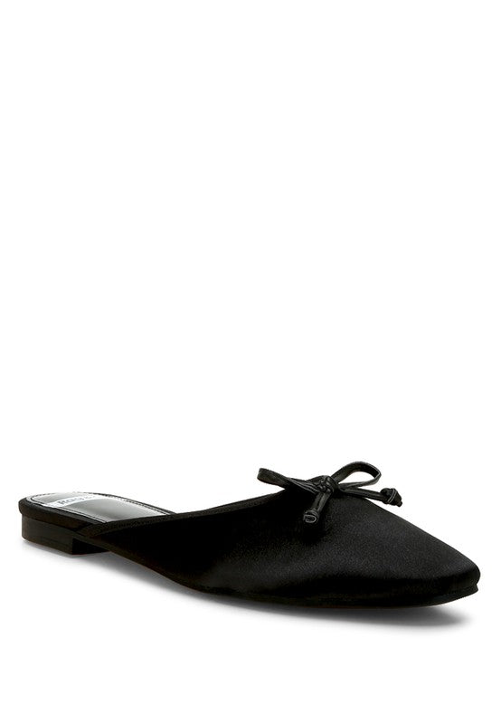 Taylena Satin Bow Flats