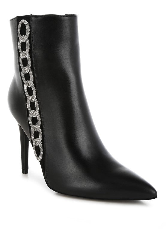 Kalina Rhinestone Chain Heels