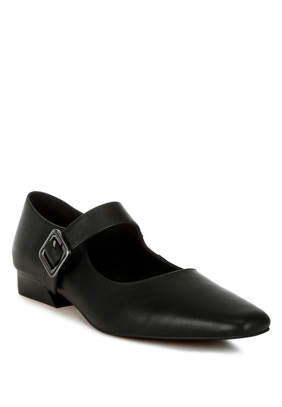 Vernis Leather Mary Janes