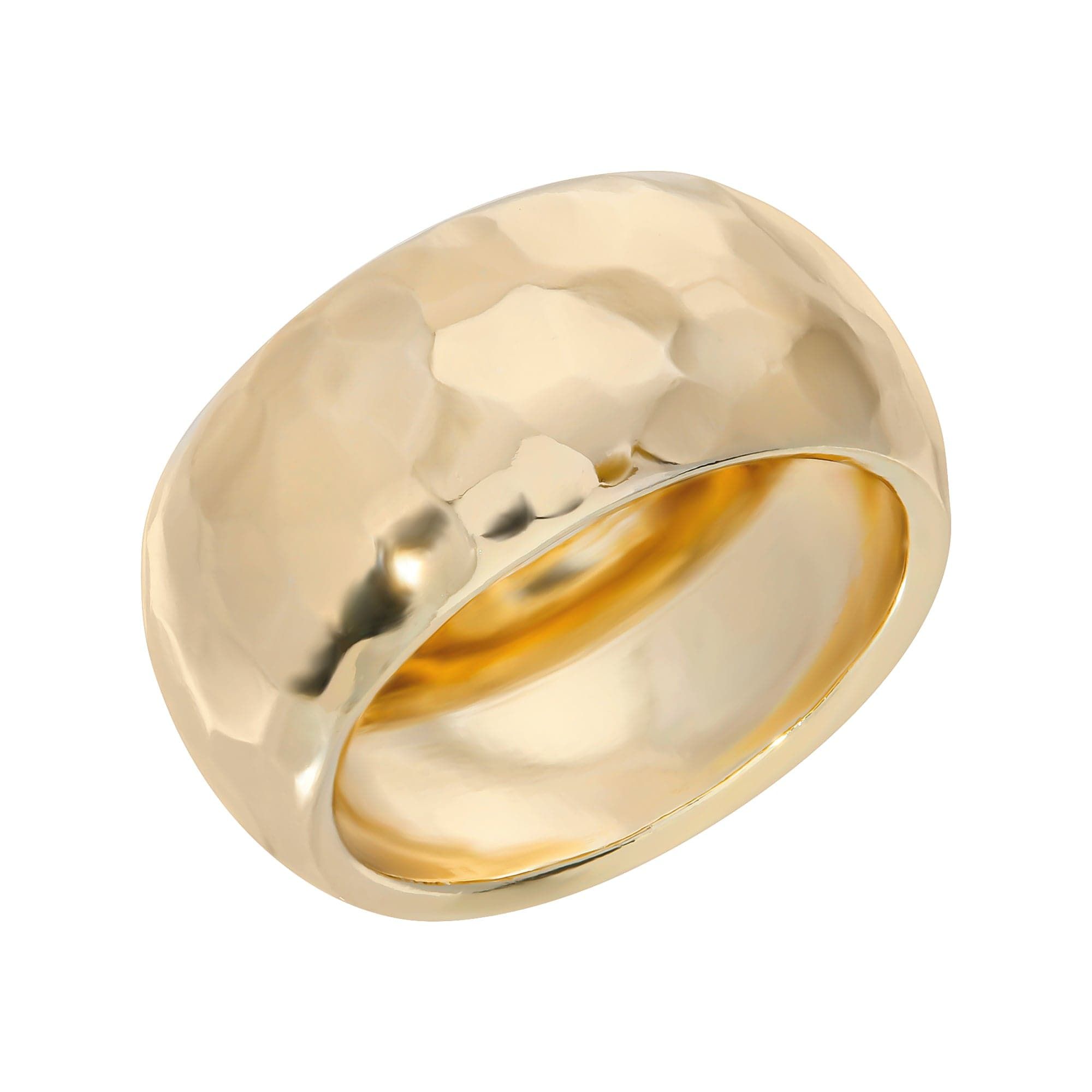 Ana Hammered Domed Ring