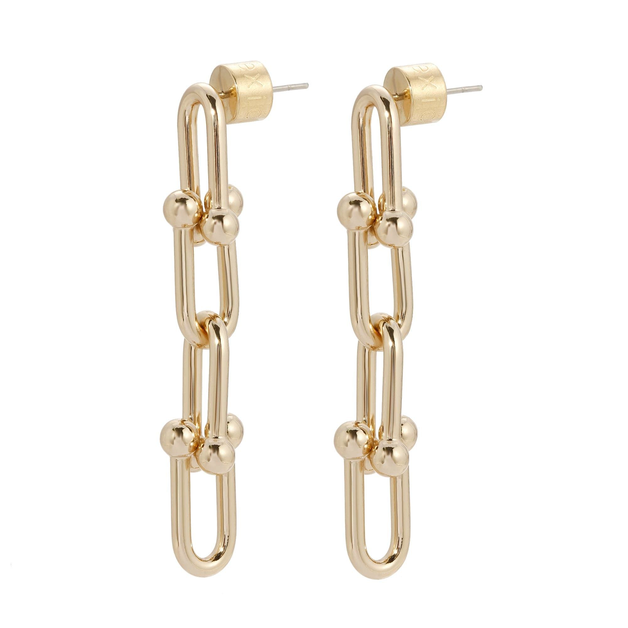 Margaux Link Drop Earrings