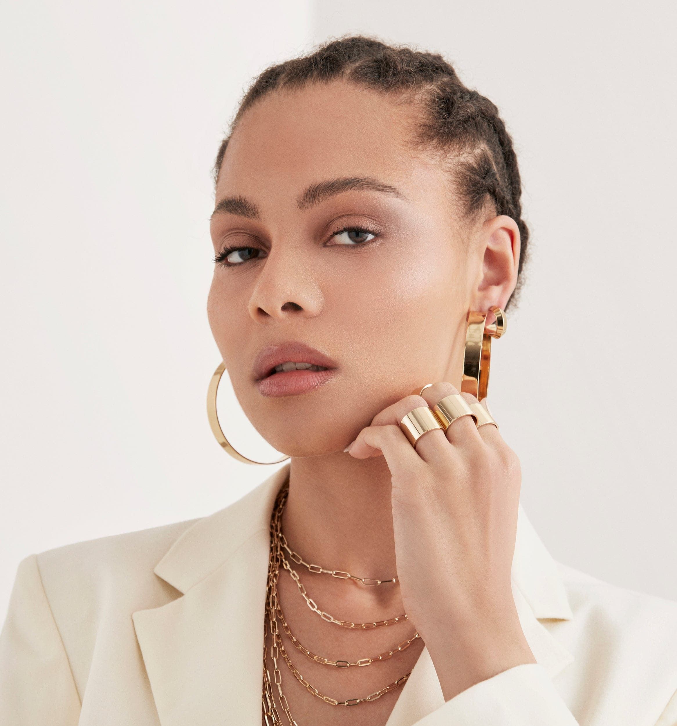 Lana Mini Peak Hoops
