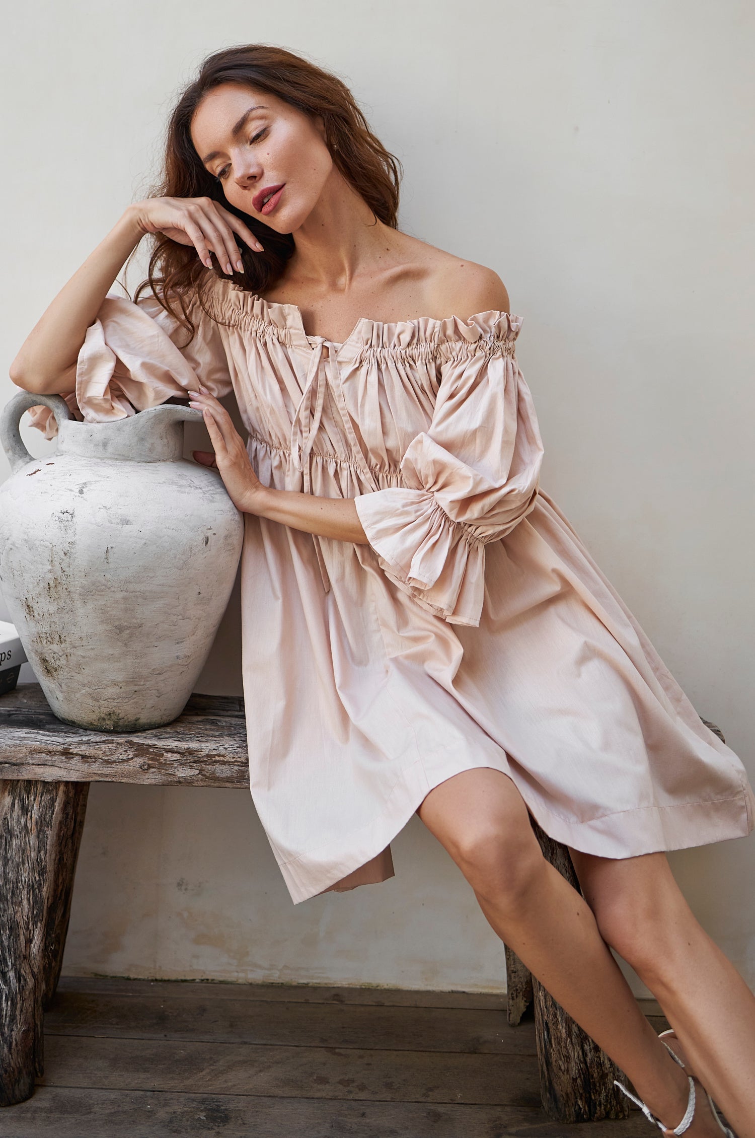 Vacay Cotton Mini Dress