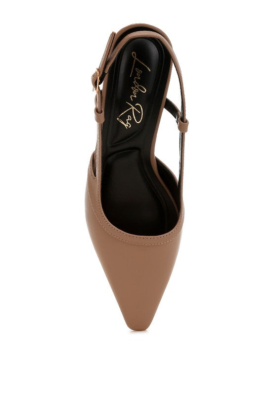 Axton Kitten Slingback Heels