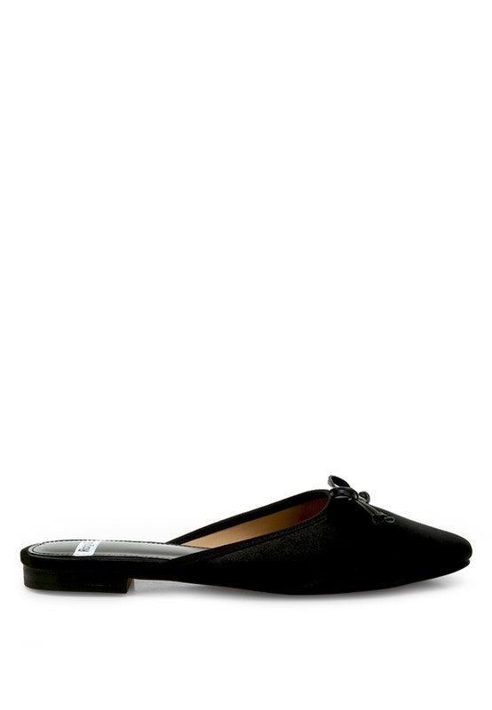 Taylena Satin Bow Flats