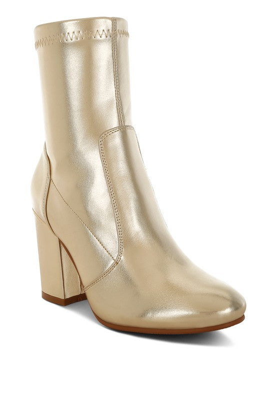 Tirana Metallic Sock Boots